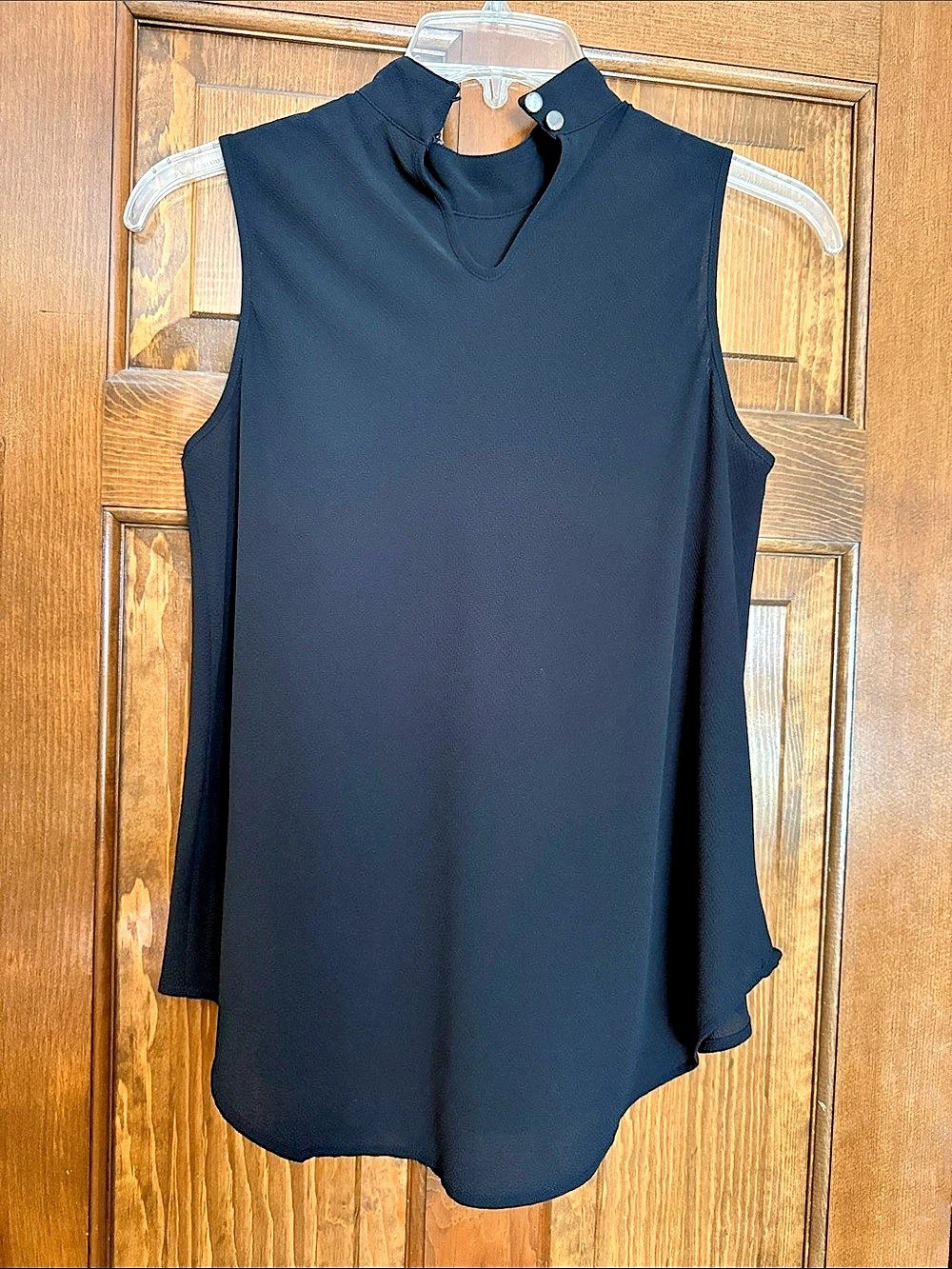 Cato Women's Black Sleeveless Tunic Size Medium Like New
